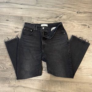 Kick flare ultra high rise jeans